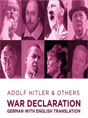 cover image of World's Greatest Speeches: War Declaration